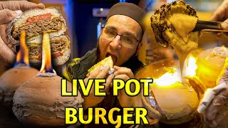 Explore Fast Food in Lahore | Beef Burger by Burger Mart | Thrilling Pot Burger