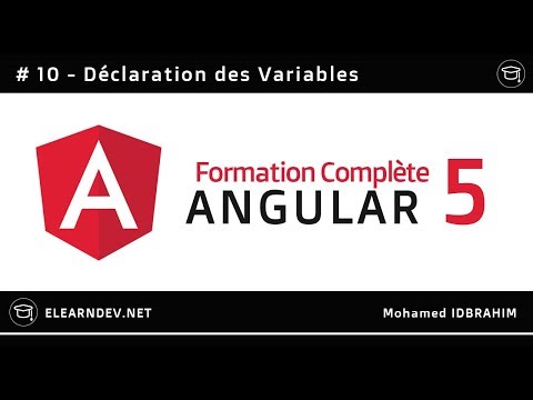 ANGULAR 5 | DÉCLARATION DES VARIABLES | #10