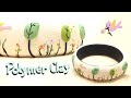 Polymer Clay Bracelet- Spring- Tutorial- DIY