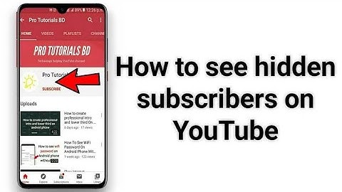 HOW TO SEE HIDDEN SUBSCRIBERS OF ANY YOUTUBE CHANNEL | SEE HIDDEN INSTAGRAM FOLLOWERS EASILY MOBILE