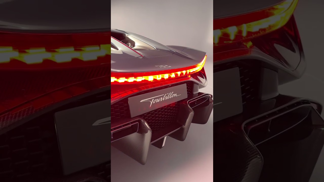 4.5 млн $ Новый Bugatti гиперкар Tourbillon v16 