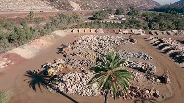 Fallbrook Aerial Video - Southwest Boulder & Stone