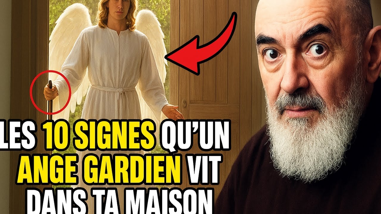 LE PÈRE PIO  RÉVÉLE:  Les 10 signes qu'un ange gardien vit chez vous