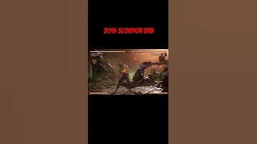 30% Scorpion BnB #mk #shorts #mk1 #scorpion #combo