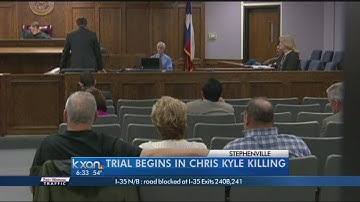 Trial begins in Chris Kyle killing