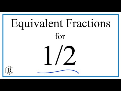 Video: Ist 1/2 äquivalent zu 2/4?