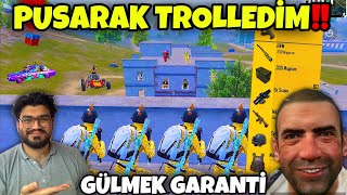 PUSARAK TROLLEDİM ! PUBG MOBİLE (BARIŞ G, SASUKE, VURAL ÜZÜL, DOCH, KOZMİK KARINCA, JAZZED)