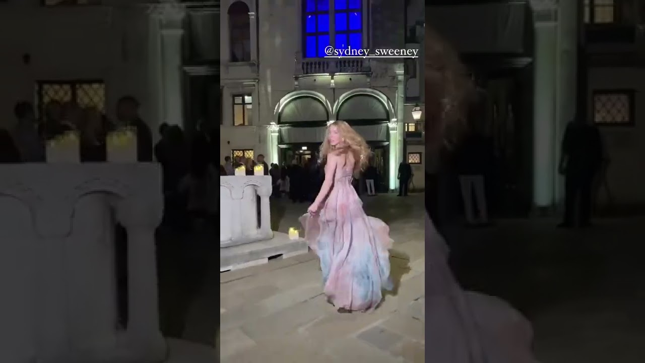 Sydney Sweeney at Giorgio Armani dinner’s party in Venice, Italy. 