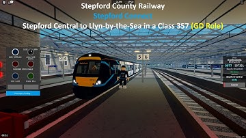 (Roblox) SCR 1.7.3 Stepford Connect (SC to Llyn in a Class 357) (GD Role) (Timelapse)