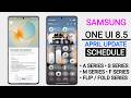 Samsung One Ui 8.5 April Official : Schedule🔥 S25,S24,A55,A35,S23/S24 Ultra,S22,Fold/Flip 5/6/7,A36