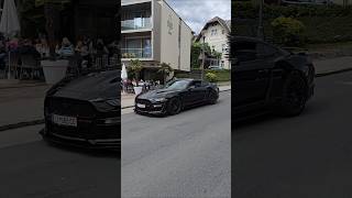 Spotted a Mustang Shelby blacked out🔥#automobile #carlifestyle #americanmusclecar #carlifestyle #fy