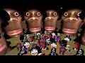 All Nextbots But Auughh Yoshie Tomino Cocroase Red Obunga And Crazy Frog | #gmod #nextbot
