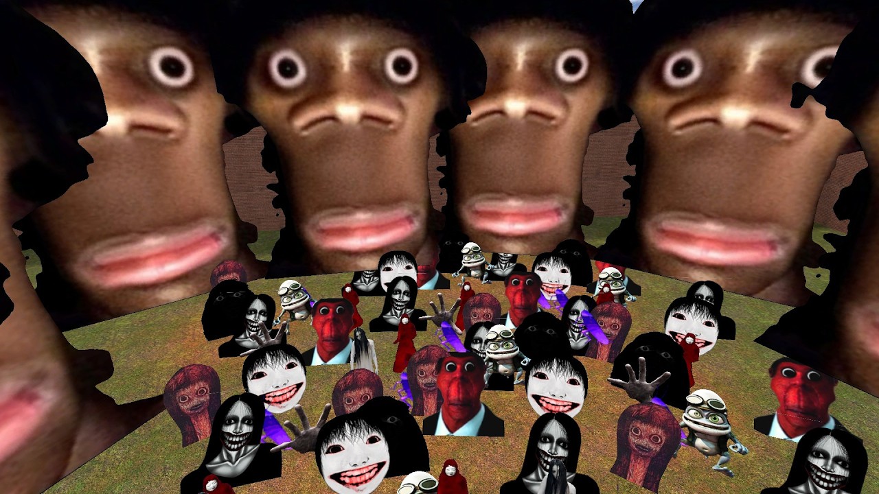 All Nextbots But Auughh Yoshie Tomino Cocroase Red Obunga And Crazy ...