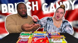 American's Trying British Candy For The VERY First Time! [Taste Test]