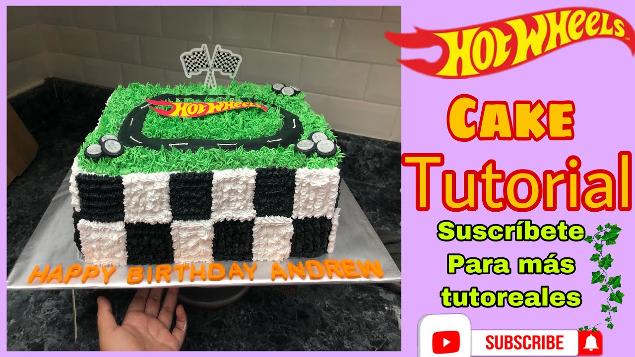 How to make a Racetrack cake +como hacer un pastel de Pistas de carretera  ? paso a paso tutorial? - YouTube