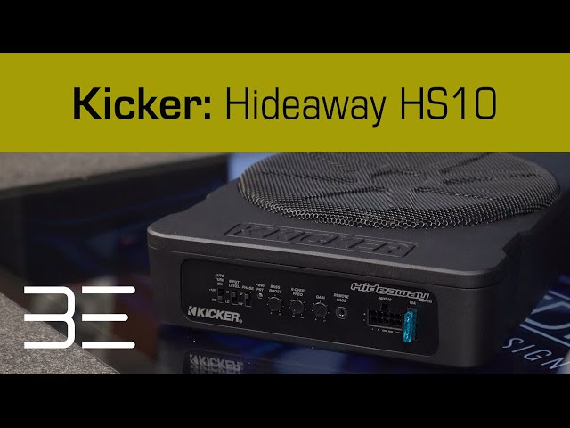 Black Edition: Kicker Hideaway HS10 - YouTube