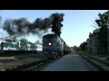 Много дыма: Тепловоз ТЭП70-0236 в ст. Таллин-Вяйке / Extreme smoke: TEP70-0236 at Tallinn-Väike