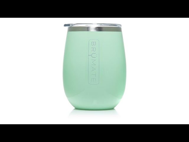 BrüMate Uncork'd XL MÜV - 100% Leak-Proof 14oz Insulated Wine  Tumbler with Lid - Vacuum Insulated Stainless Steel Wine Glass - Perfect  For Travel & Outdoors (Daisy): Tumblers & Water Glasses