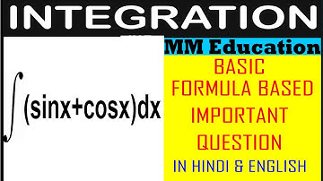 Integration:(part-1.4)Basic Formula Based Important Question.