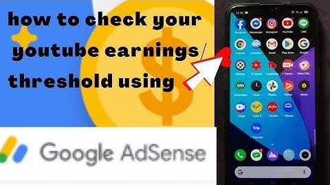 TUTORIAL ON HOW TO CHECK YOUTUBE EARNINGS/THRESHOLD ON ADSENSE ACCOUNT USING YOUR ANDROID PHONES