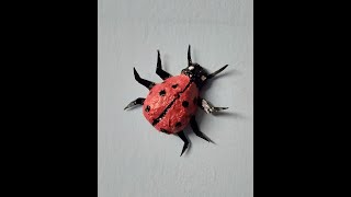 paper mache crafts ideas l how to make ladybug