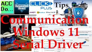 Click PLC Communication Windows 11 Serial Driver screenshot 2