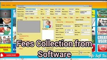 How to Collect Fee from Software | Demo Of Fee Collection in School Management Software