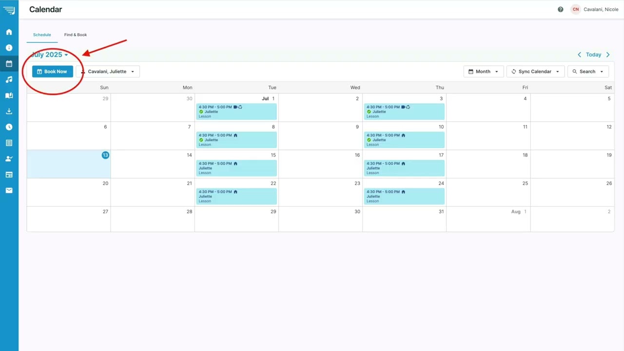 sumvip trực tuyến Choosing a New Weekly Lesson Time Slot in My Music Staff (Book from Availability - Current Students)