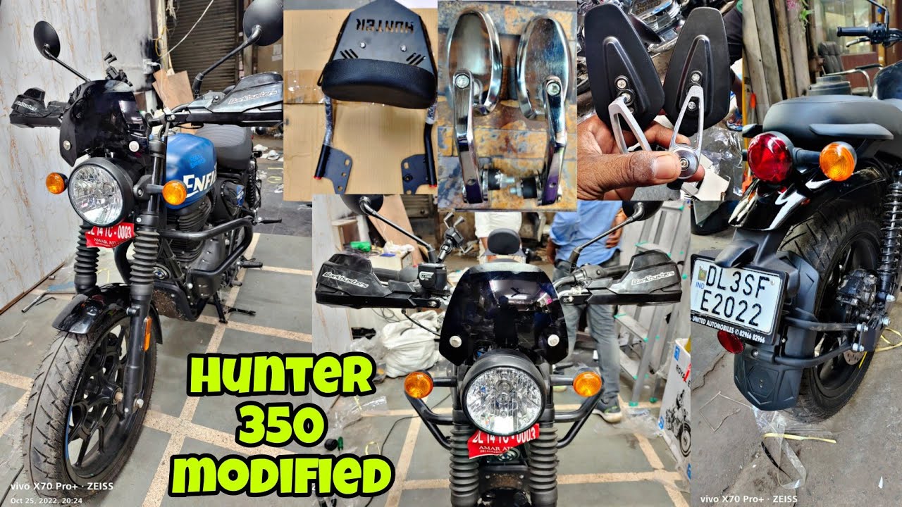 hunter 350 modification accessories hunter 350 backrest hunter