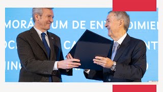 O presidente galego e o gobernador de Córdoba (A Arxentina) asinan un Memorandum de Entendemento
