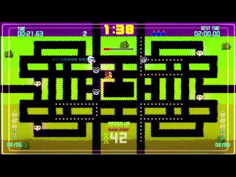 Pac-Man Championship Edition DX+. Championship 2. Gameplay Walkthrough. No commentary.