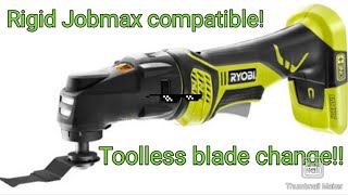 Ryobi Multi tool toolless blade change