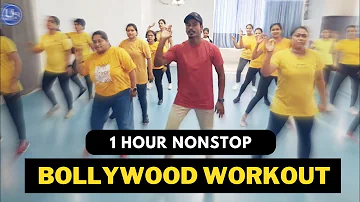 1 Hour Basic Nonstop Bollywood Workout | Dance Video | Zumba Video | Zumba Fitness With Unique Beats