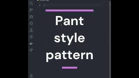 You want to Print Pant style pattern of stars  using python then watch this video😍🤩