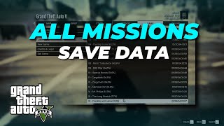 How To Install GTA V Save Games | Each Mission Save File
