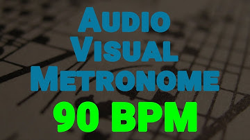 90 BPM Audio-Visual Metronome/Click Track