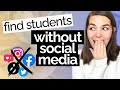 How to find students to teach online without social media  5 marketing ideas for online teachers