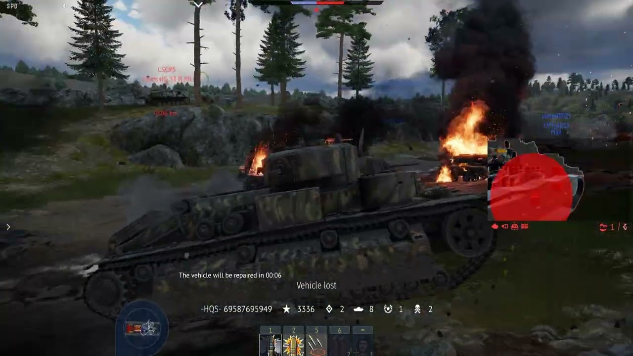 Front Line Flank Bags Me 4 More #warthunder