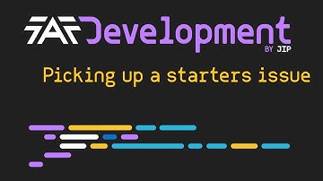 Picking up a starters issue