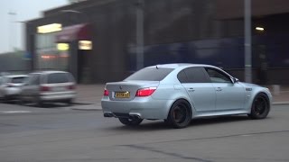 850HP BMW M5 E60 G-Power - LOUD Revs and Powerslides