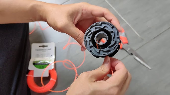 Black & Decker Electric String Trimmer Spool Line Replace Rewind 