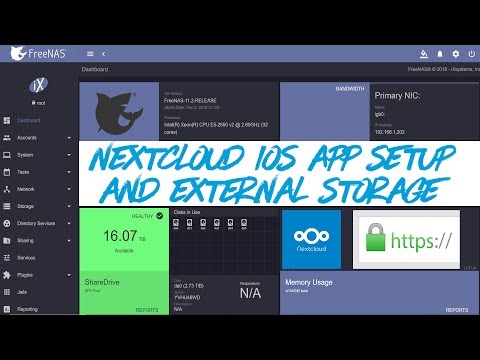FreeNAS 11.2 - How to Mount External Storage and iOS App Setup for #Nextcloud Plugin