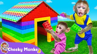 Giant Dollhouse Party Song  Color House Song  | Cheeky Monkey  Nursery Rhymes & Kids Songs