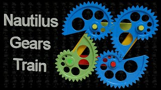 Nautilus Gears Train Mechanism 3D Model