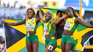 Jamaica 123 clean sweep 100 M | Day 3 World Championship 2022 Commentary Highlights