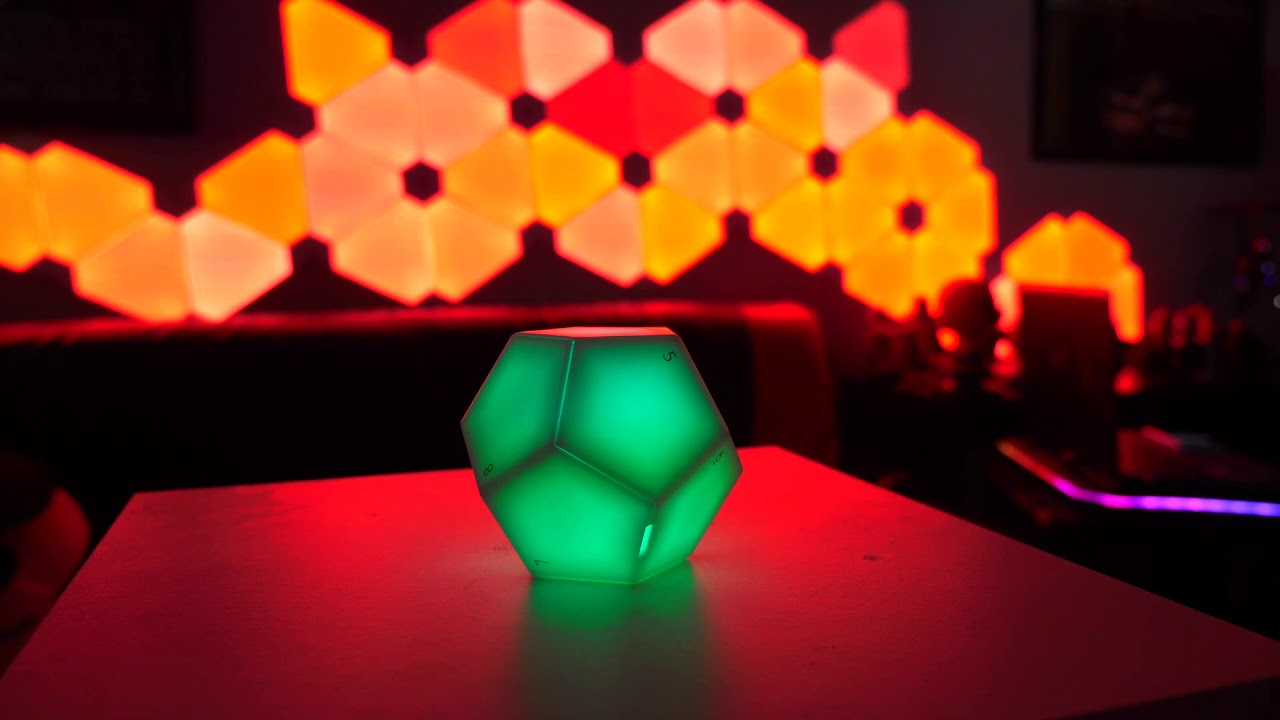 Nanoleaf Remote First Look! 12 Sided RGB Dice! - YouTube