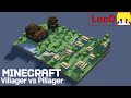 Minecraft : how to make a Villager vs Pillager MiniatureㅣTutorial,Easy