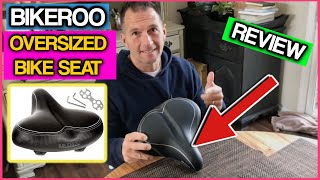 Bikeroo Oversized Bike Seat Compatible with Peloton, Exercise or Road Bikes
