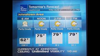WeatherStar XL Simulator August 21 2025 Johnstown PA