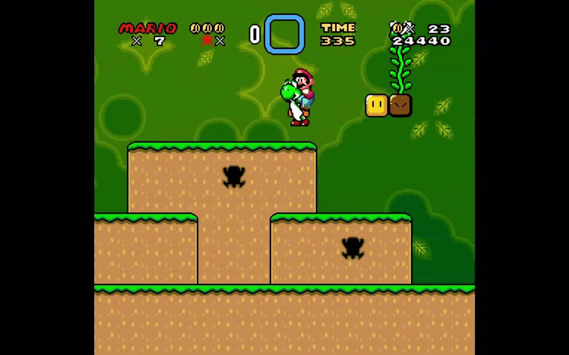 Super Mario World on SNES9X Mac